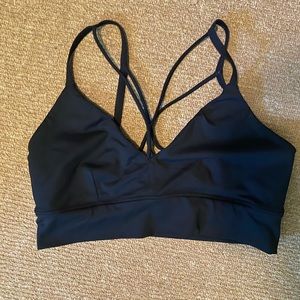 Alo Yoga Sports Bra—Black